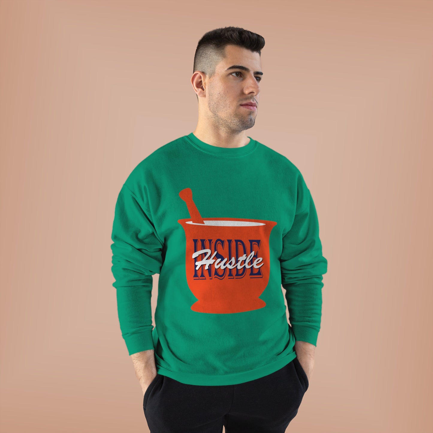 Inside Hustle - Unisex EcoSmart® Crewneck Sweatshirt