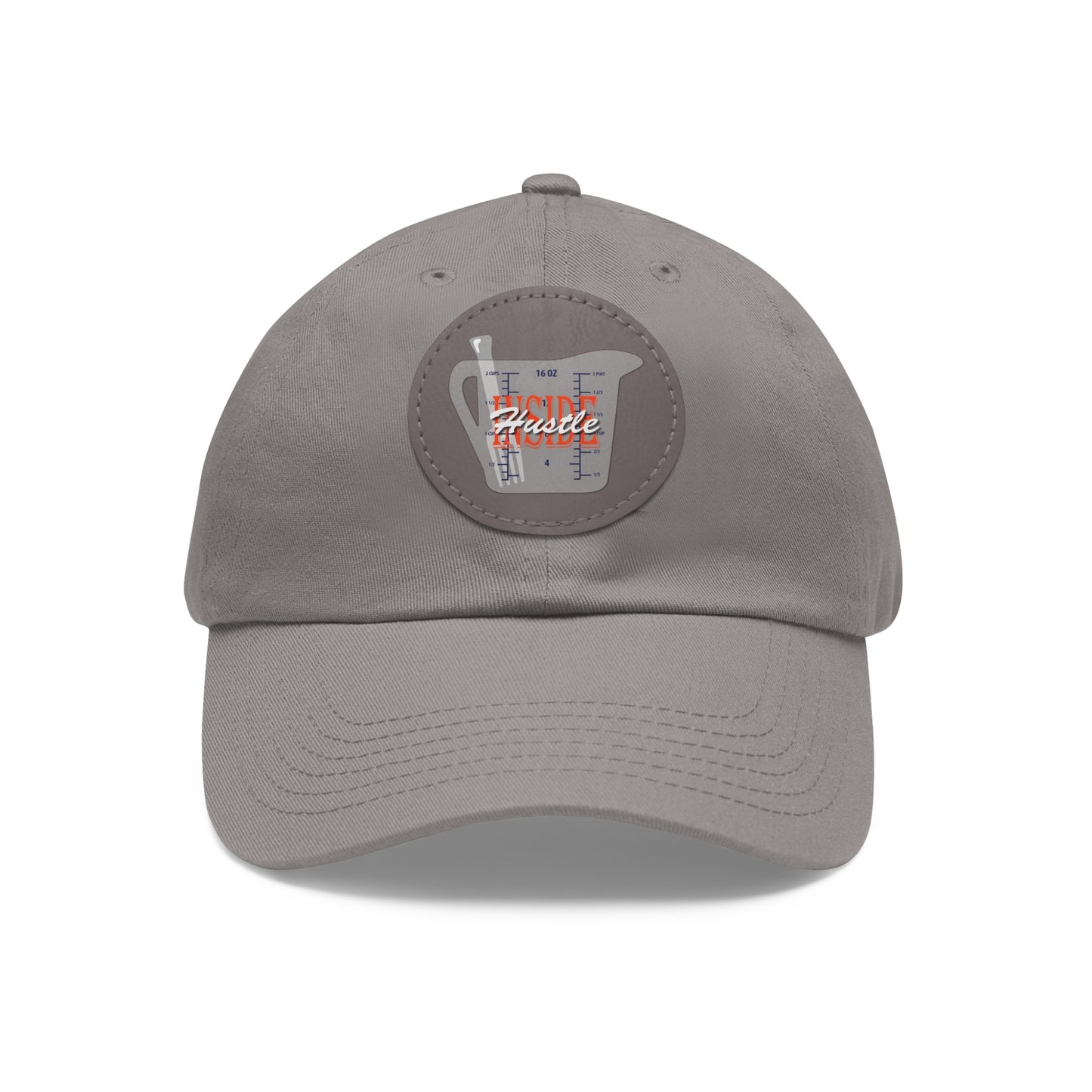 Inside Hustle - Hat with Leather Patch (Round)