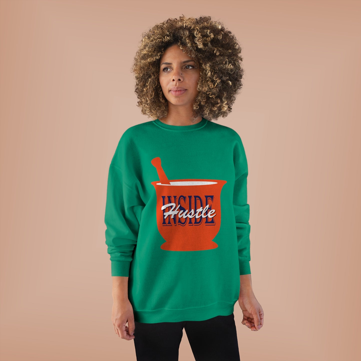 Inside Hustle - Unisex EcoSmart® Crewneck Sweatshirt