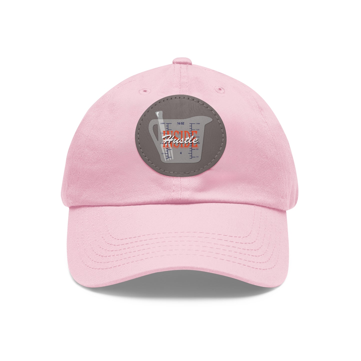 Inside Hustle - Hat with Leather Patch (Round)
