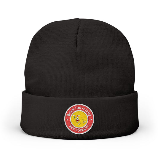 Brick University Knit Beanie