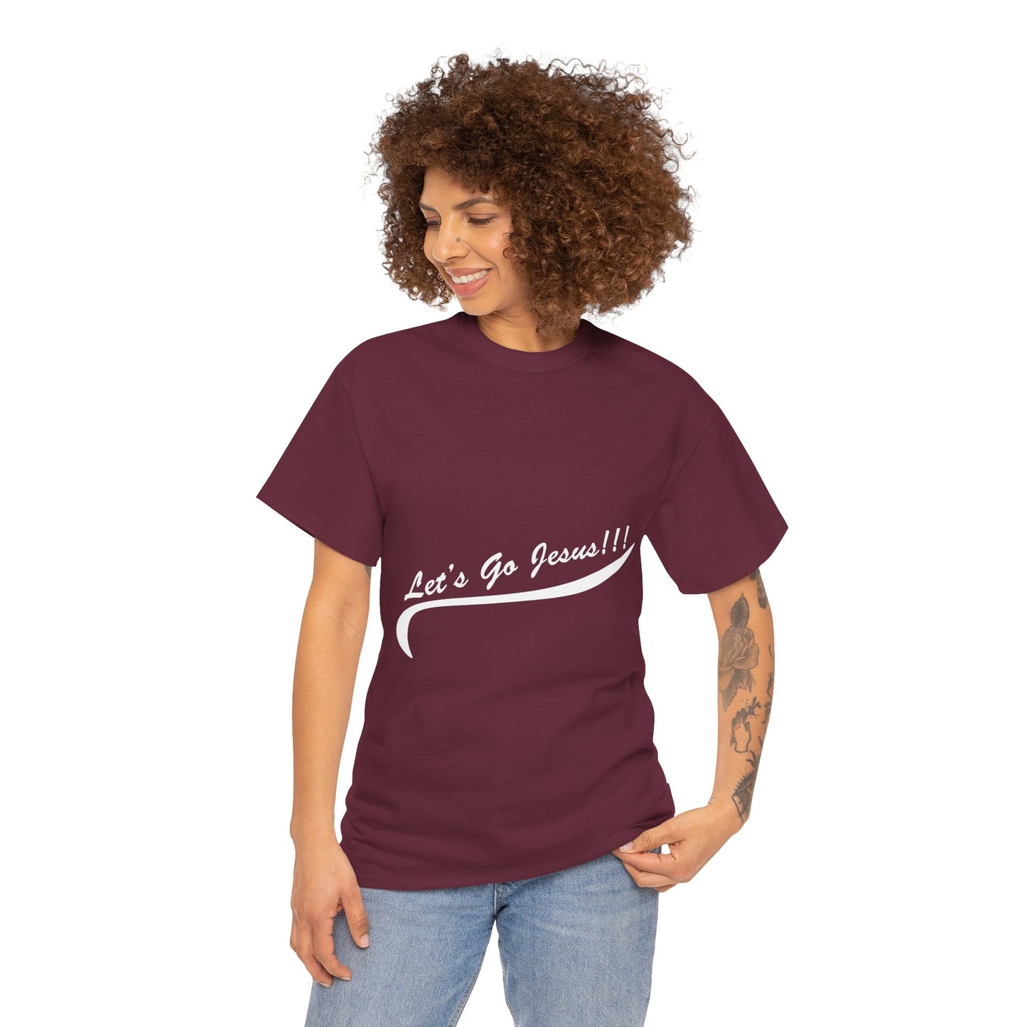 Let's Go Jesus - Unisex Heavy Cotton Tee