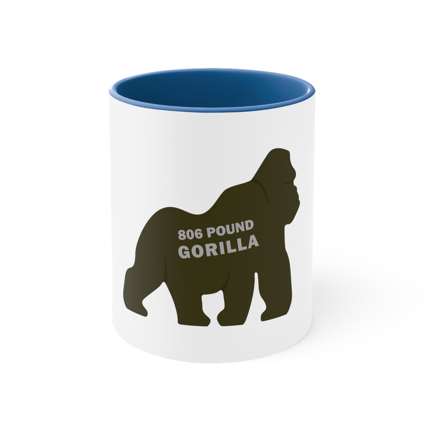 806 Pound Gorilla - Accent Coffee Mug, 11oz