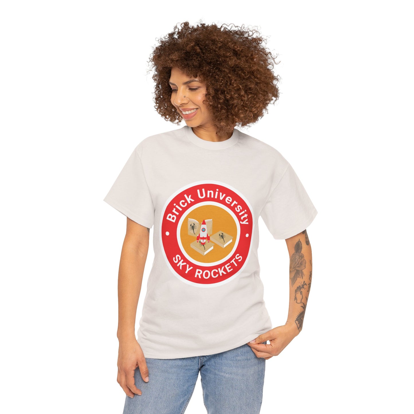 Brick University - Unisex Heavy Cotton Tee