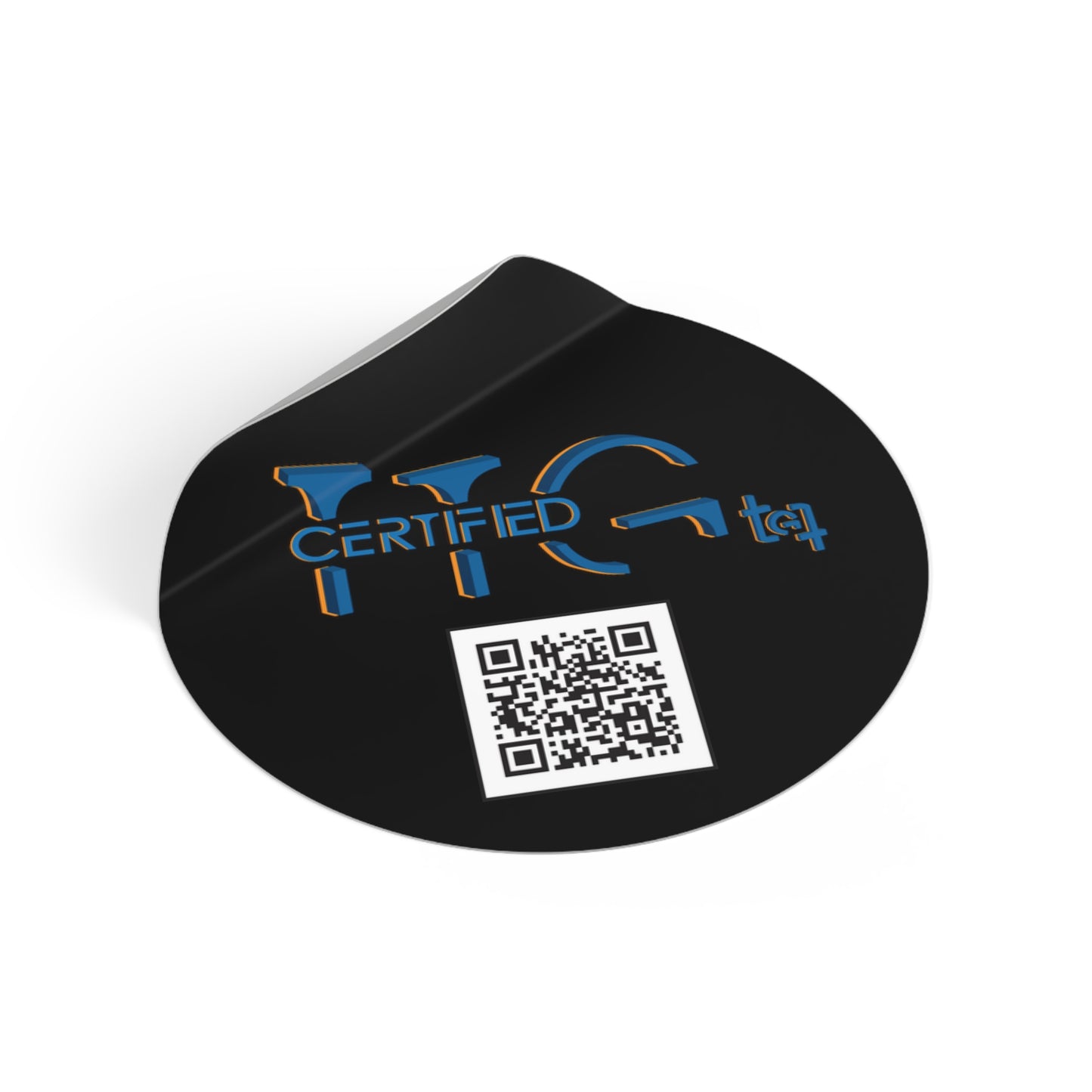 TTG Certified Round Vinyl Stickers