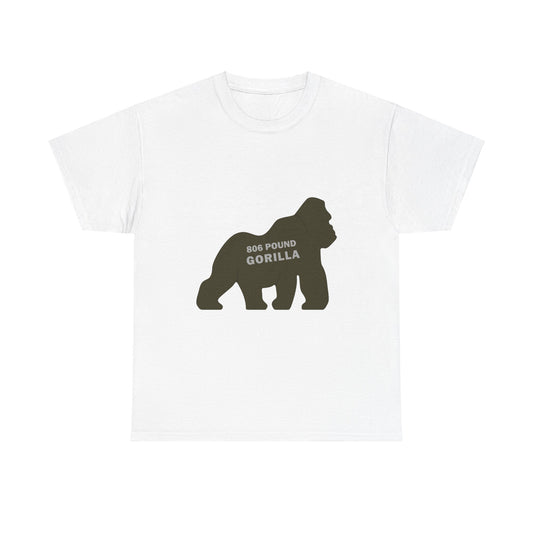 806 Pound Gorilla - Unisex Heavy Cotton Tee