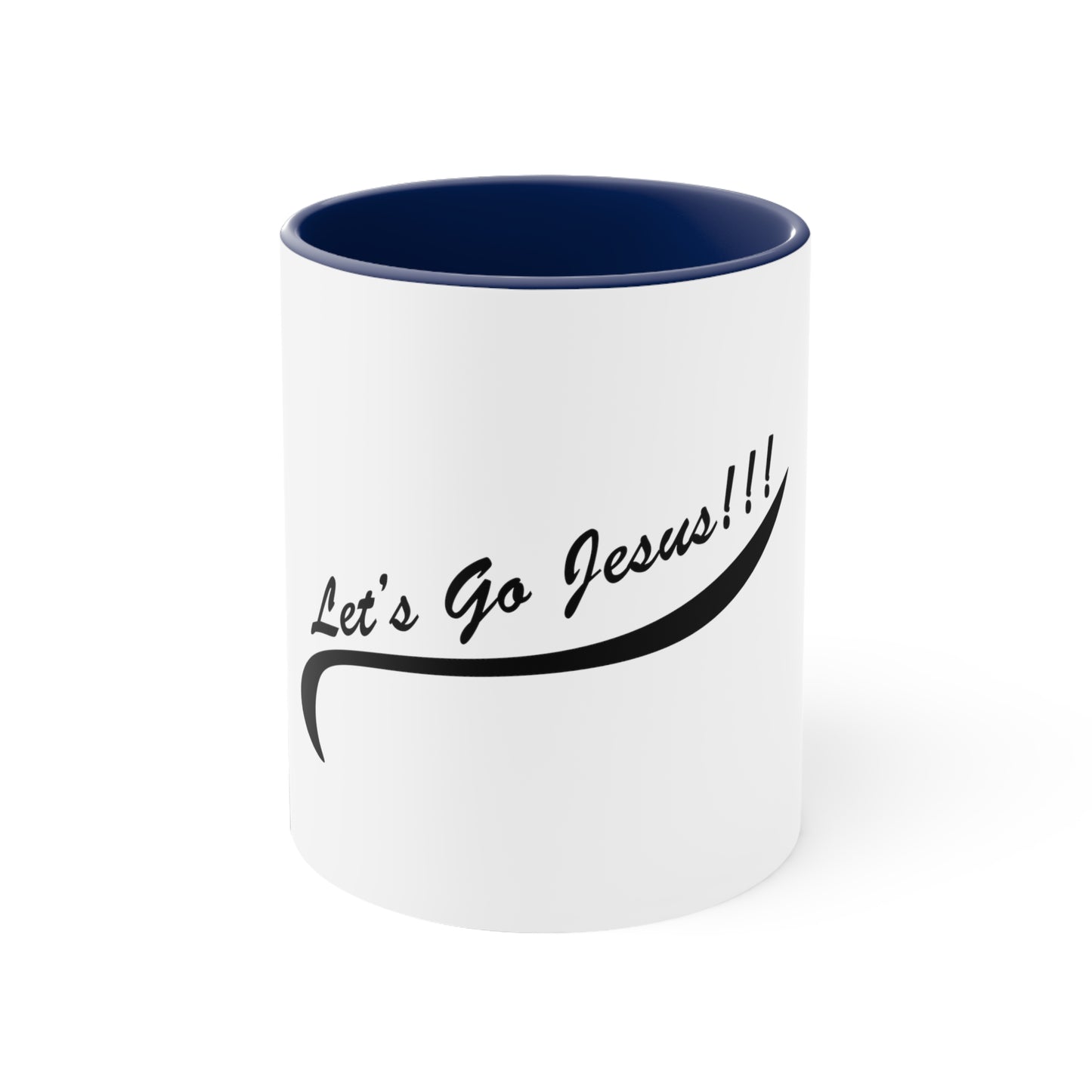 Let's Go Jesus - Accent Coffee Mug, 11oz