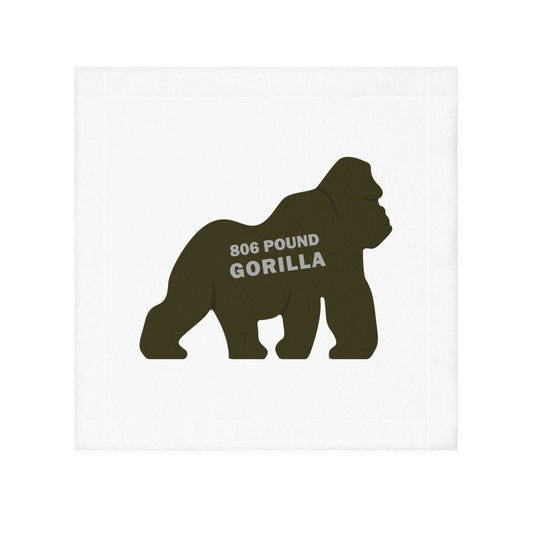806 Pound Gorilla - Face Towel