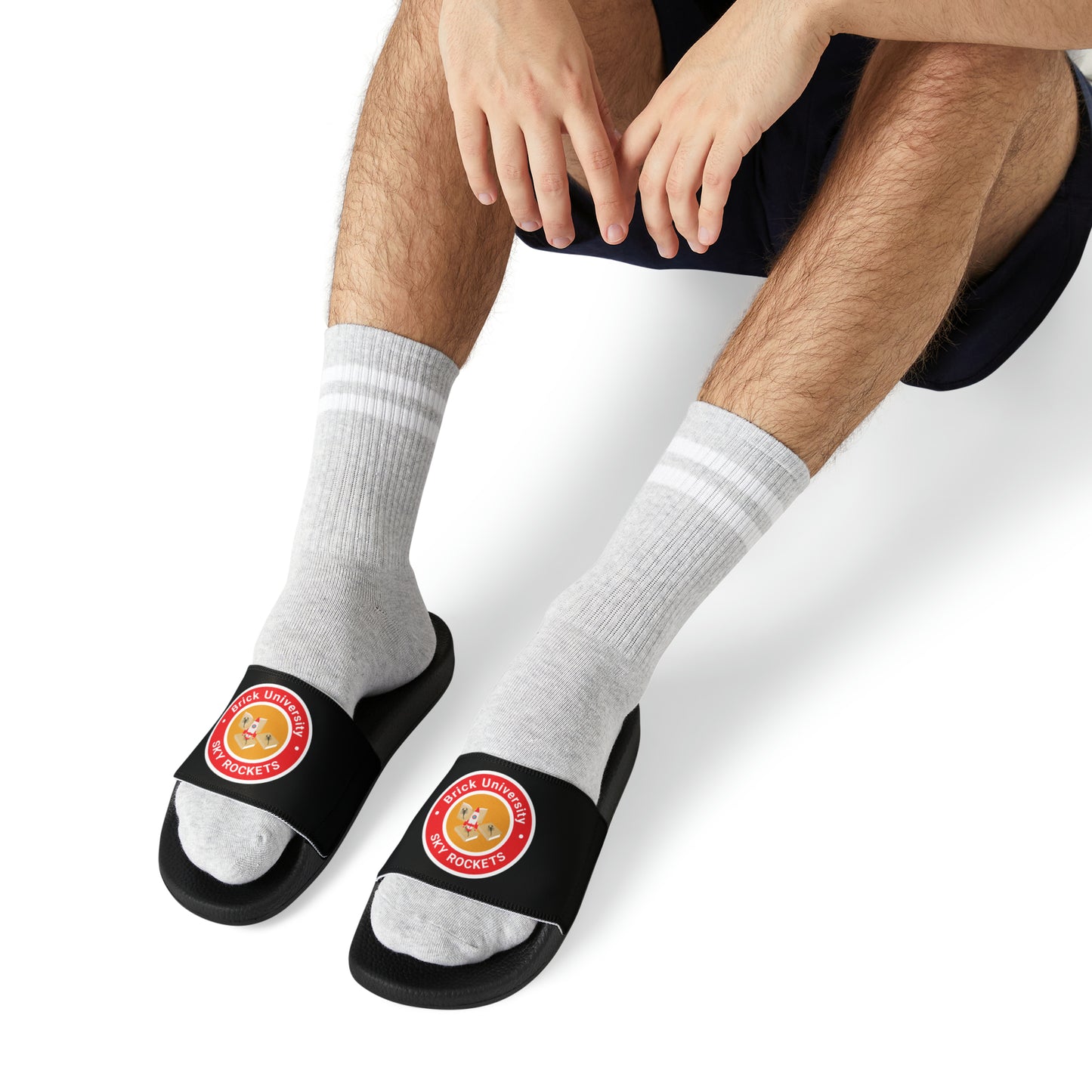 Brick University - Men's Slide Sandals