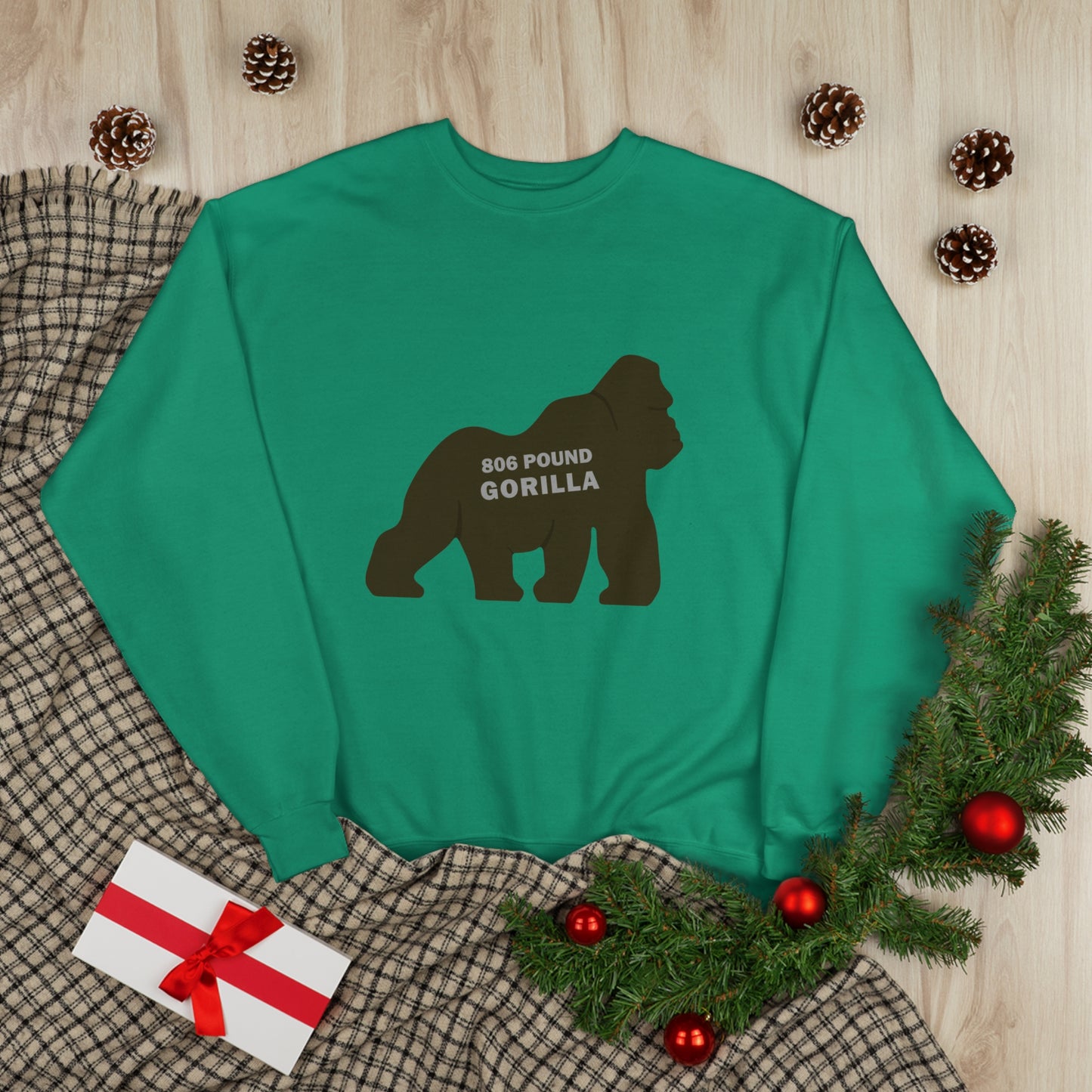 806 Pound Gorilla - Unisex EcoSmart® Crewneck Sweatshirt