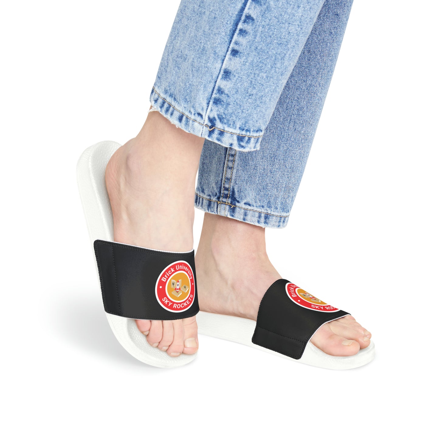 Brick University - Women's Slide Sandals