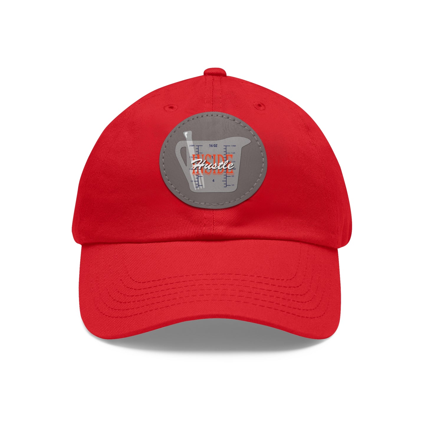 Inside Hustle - Hat with Leather Patch (Round)