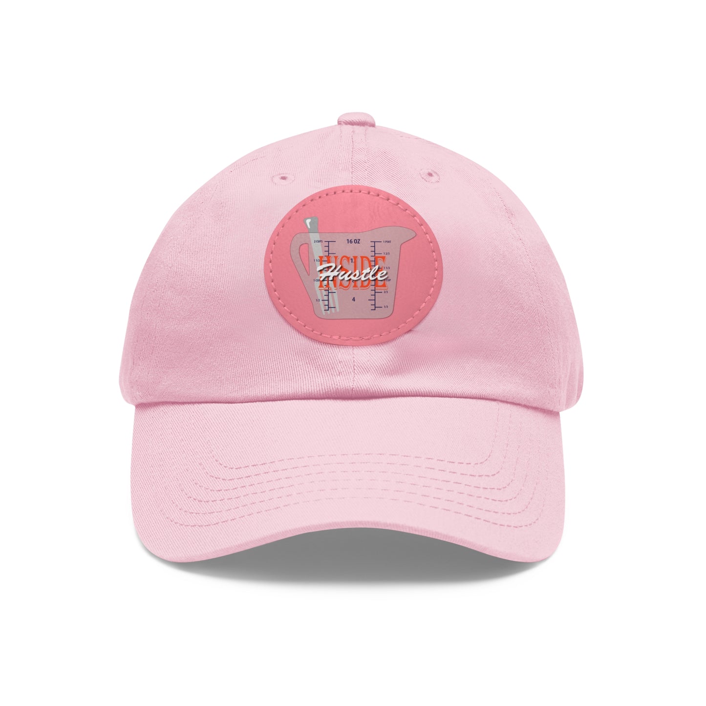 Inside Hustle - Hat with Leather Patch (Round)