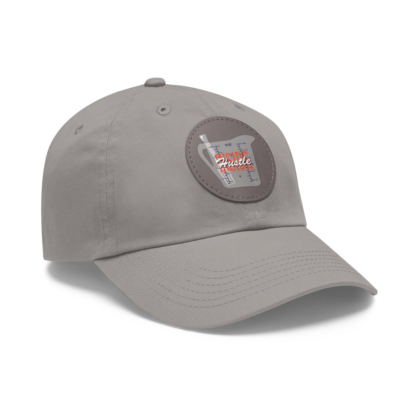 Inside Hustle - Hat with Leather Patch (Round)