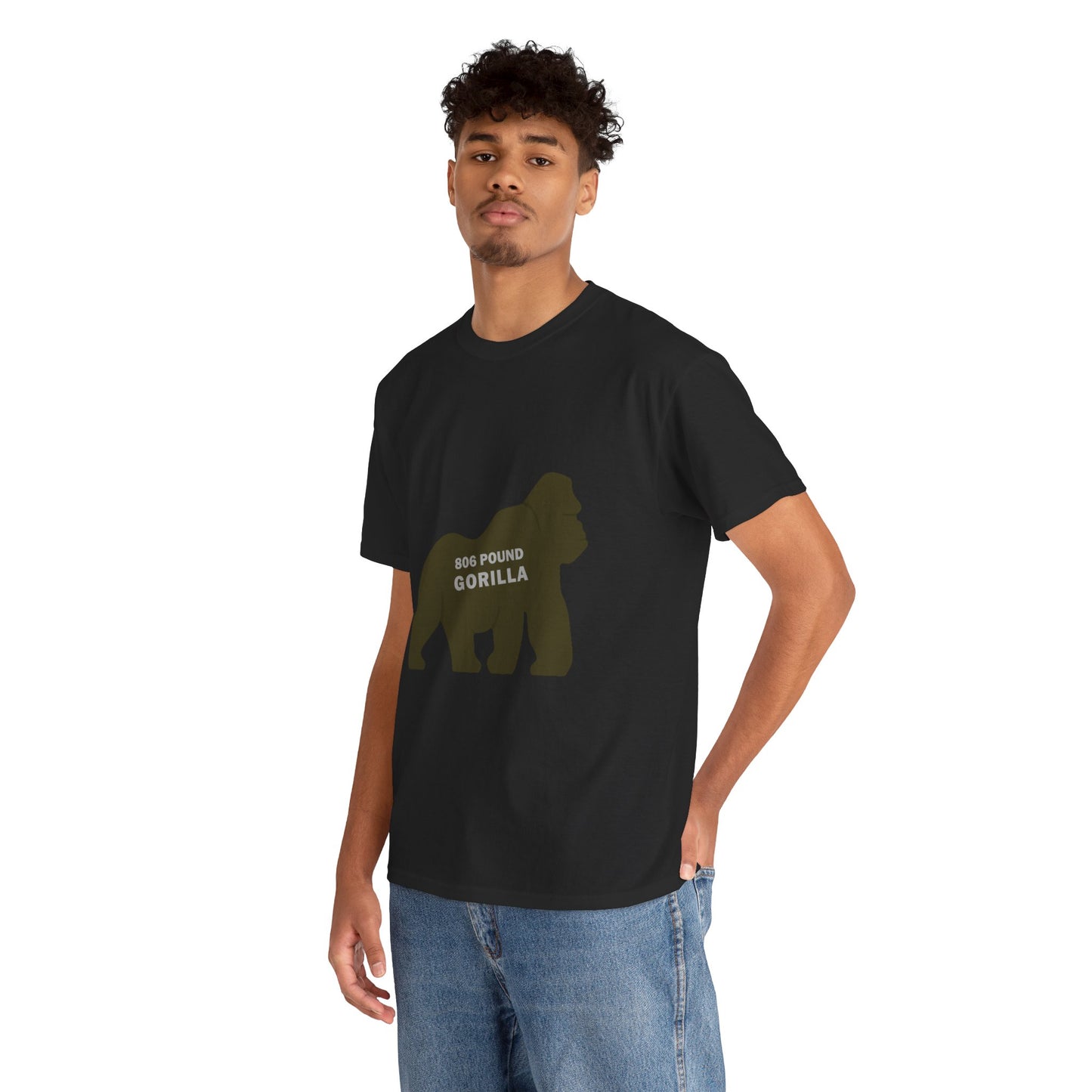 806 Pound Gorilla - Unisex Heavy Cotton Tee