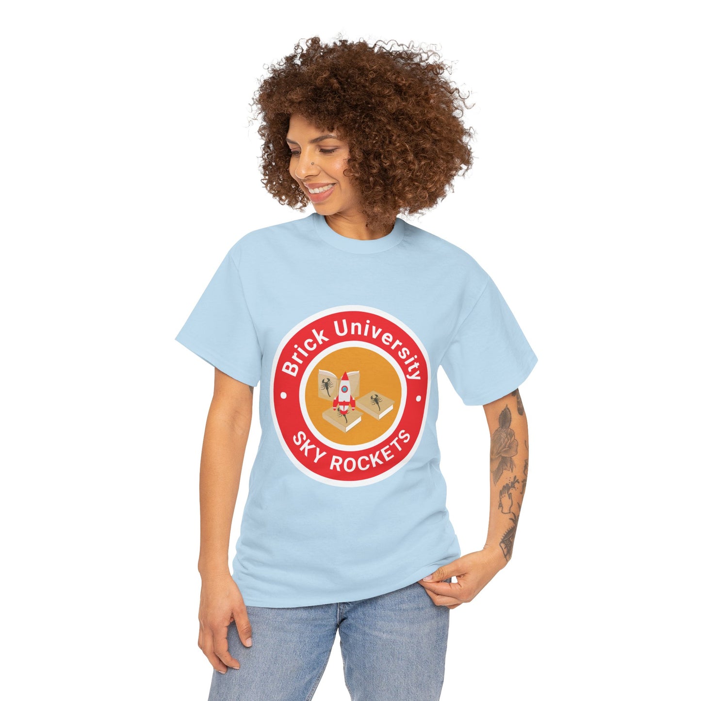 Brick University - Unisex Heavy Cotton Tee