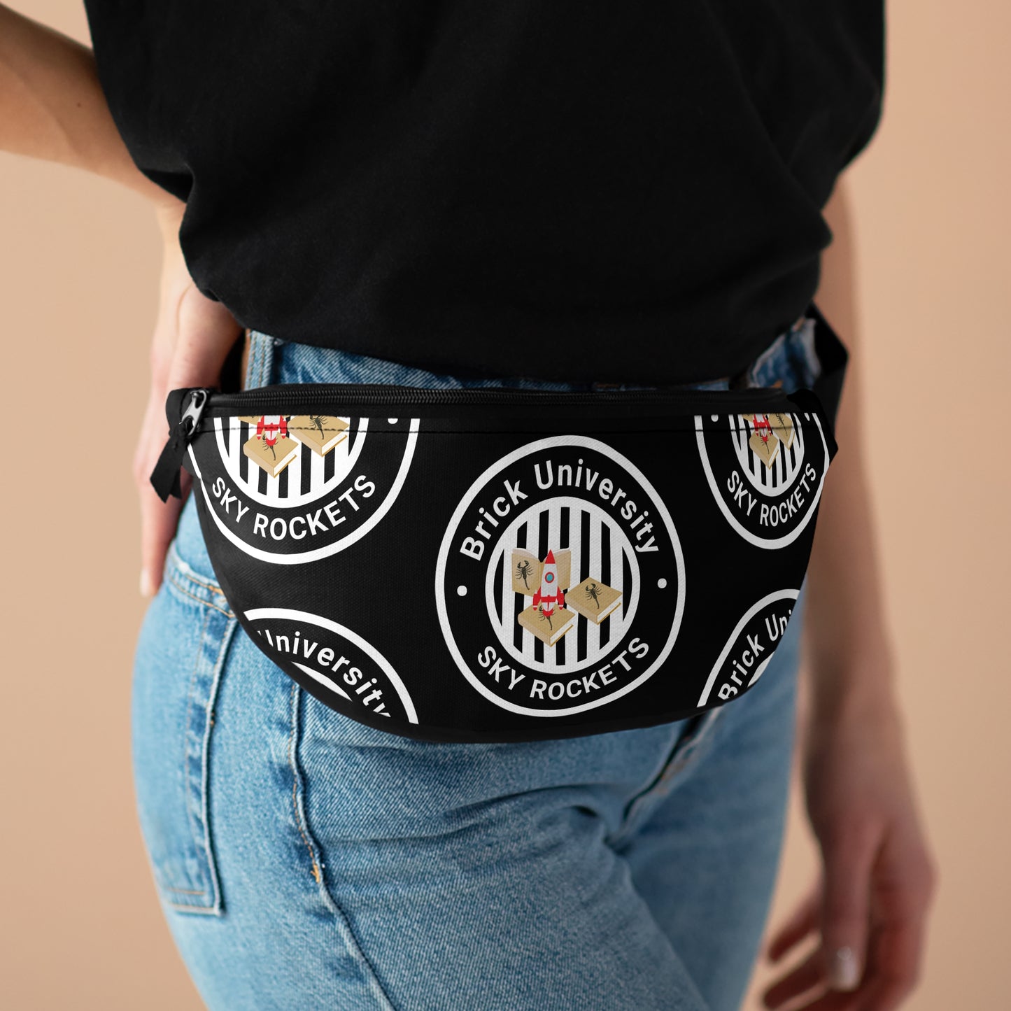 Brick University (Black Design) - Fanny Pack