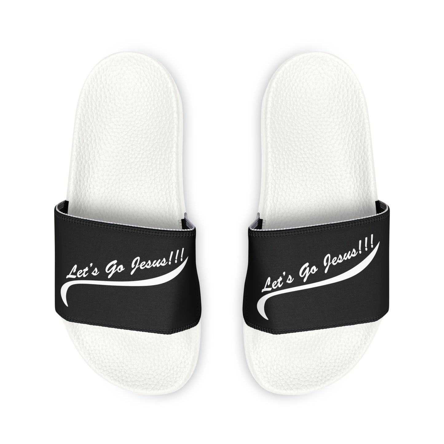 Let's Go Jesus - Men's Slide Sandals