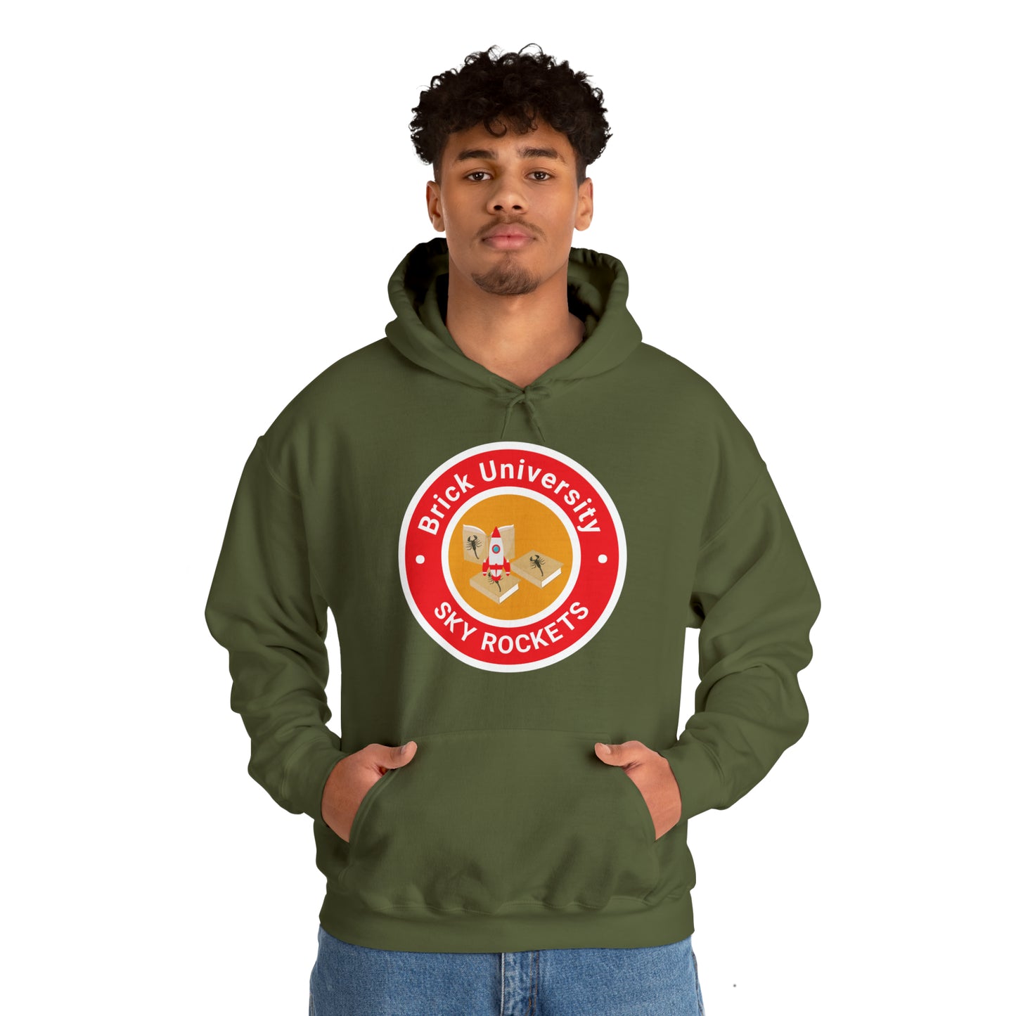 Brick University - Unisex Heavy Blend™ Hooded Sweatshirt