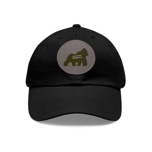 806 Pound Gorilla - Hat with Leather Patch (Round)