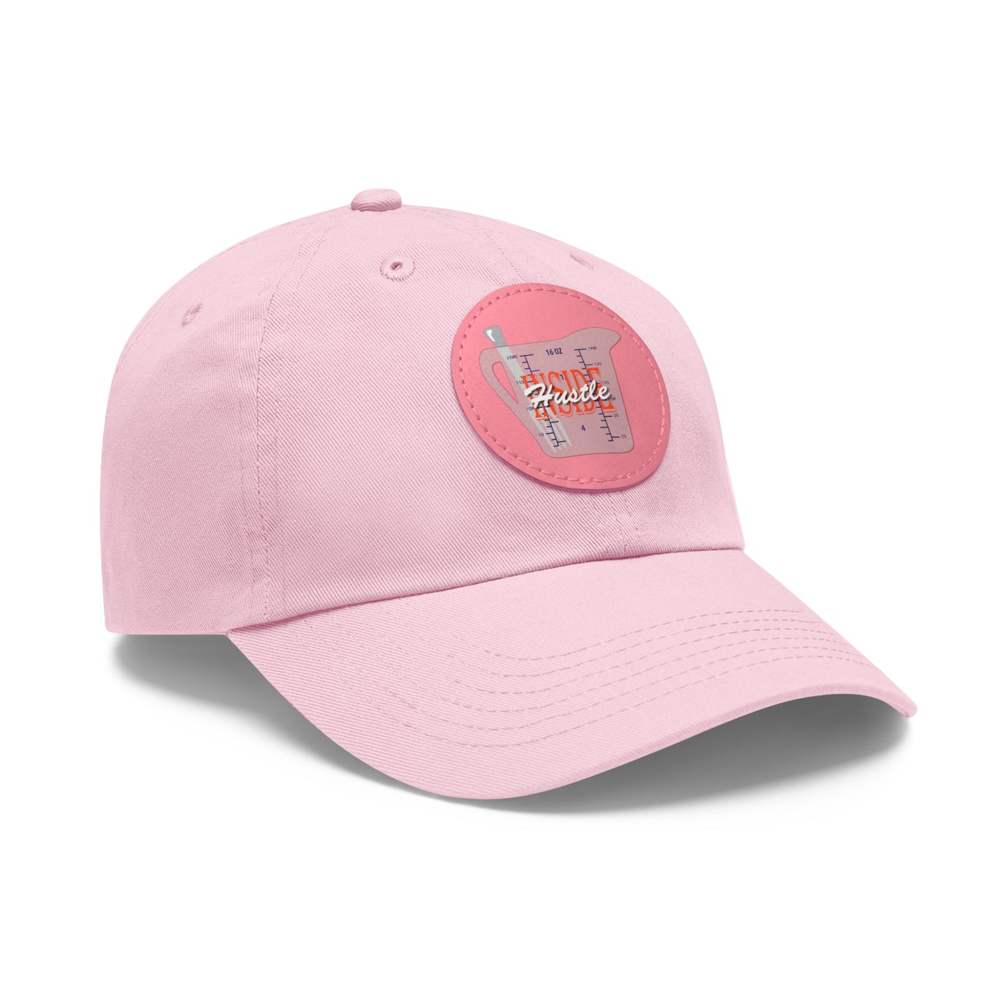 Inside Hustle - Hat with Leather Patch (Round)