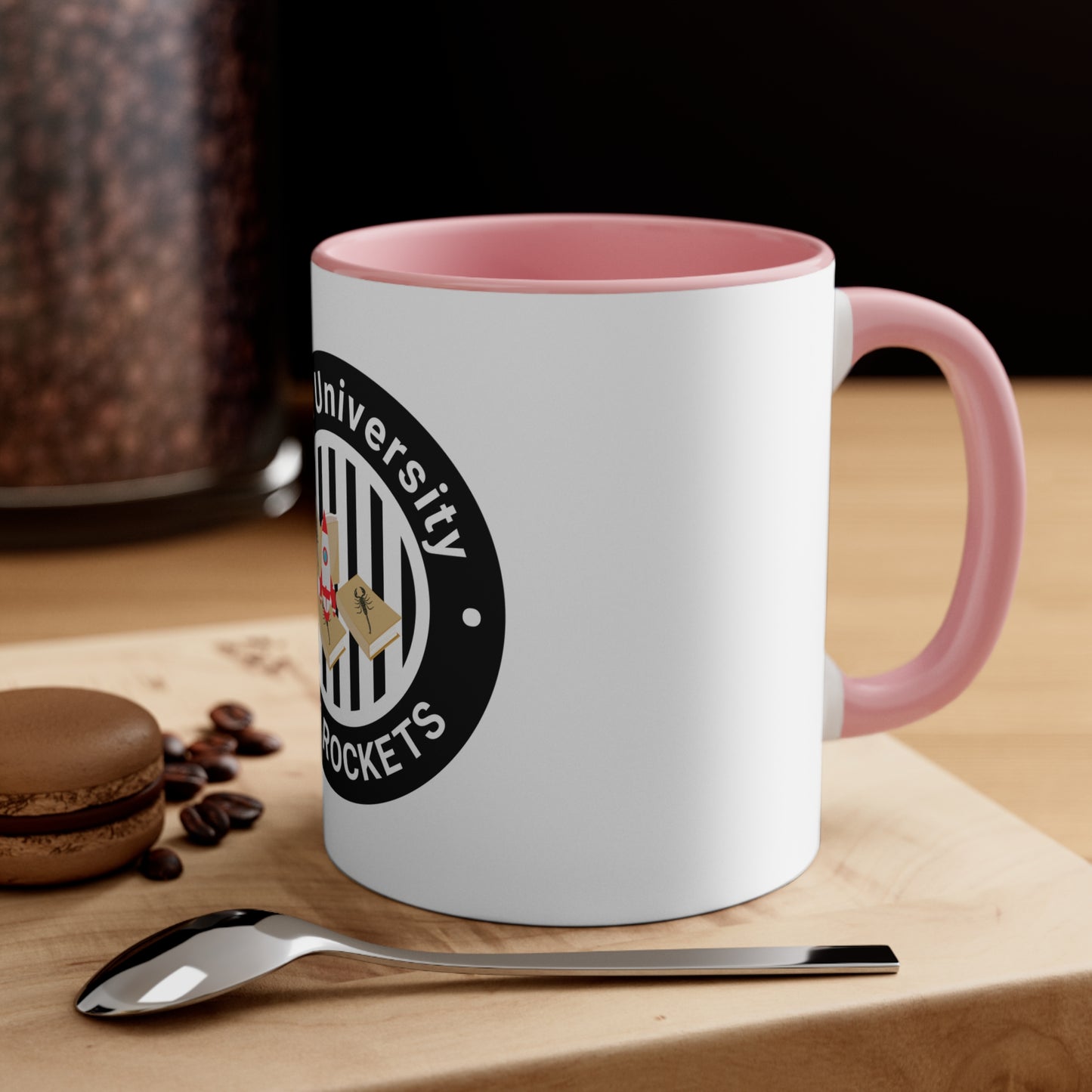 Brick University (Black Design) - Accent Coffee Mug, 11oz