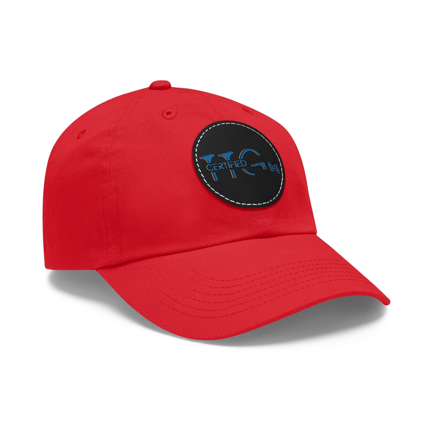 TTG Certified - Hat with Leather Patch (Round)
