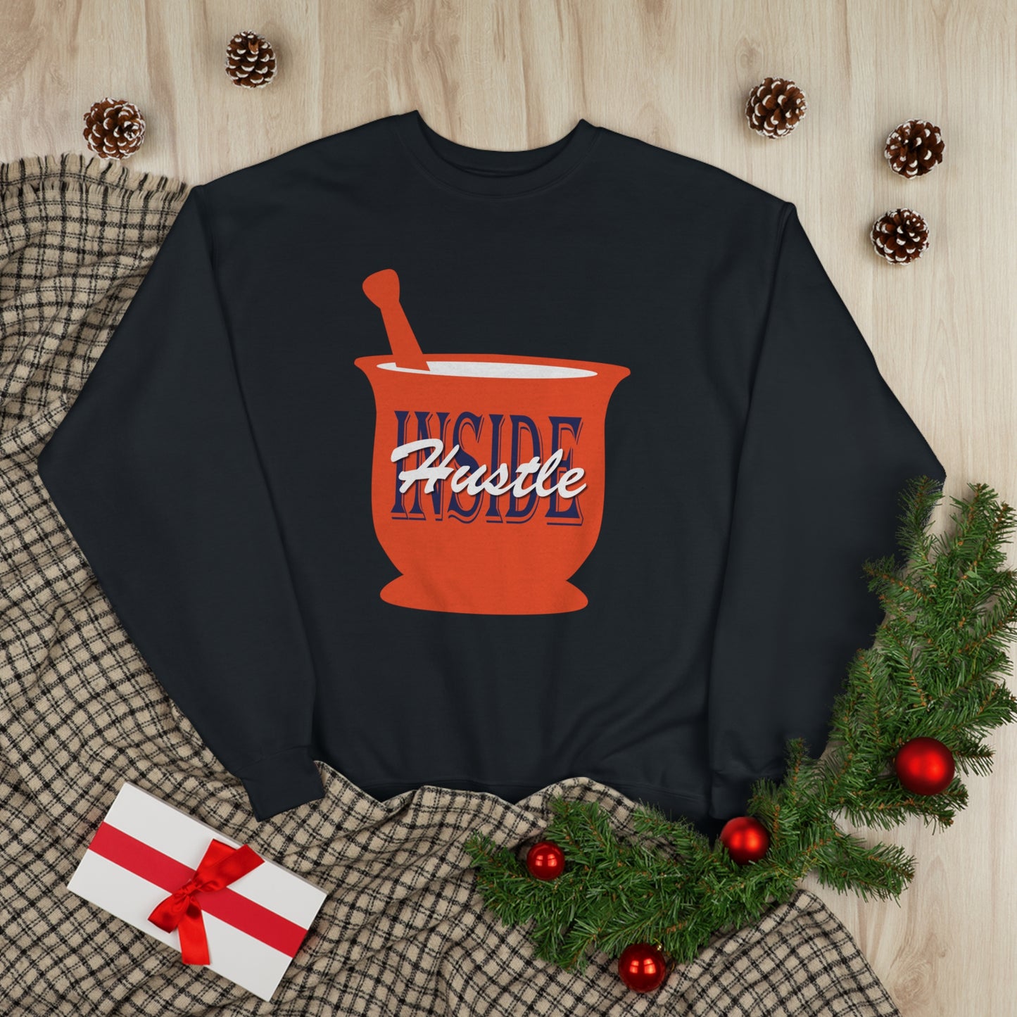 Inside Hustle - Unisex EcoSmart® Crewneck Sweatshirt