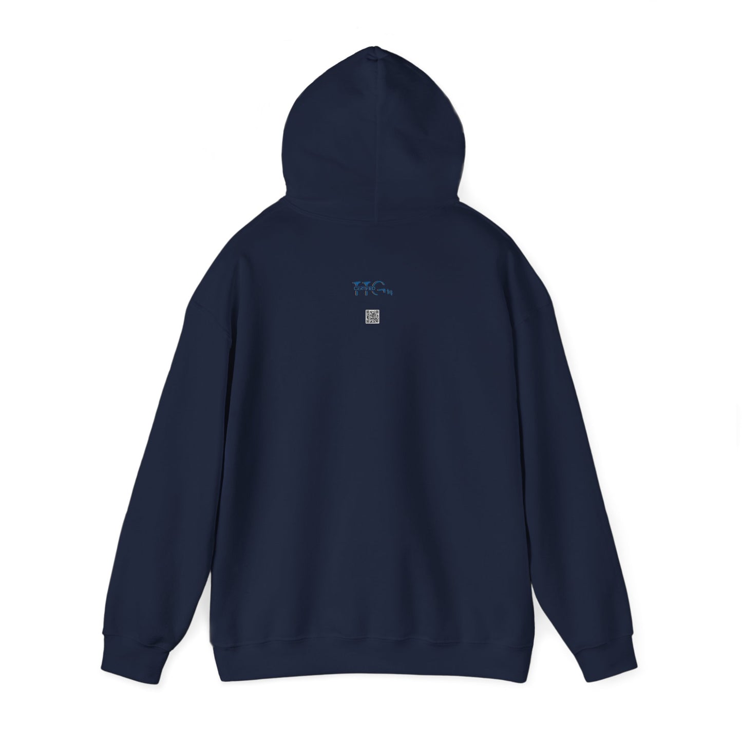 Brick University (Black Design Behind Bars) - Unisex Heavy Blend™ Hooded Sweatshirt
