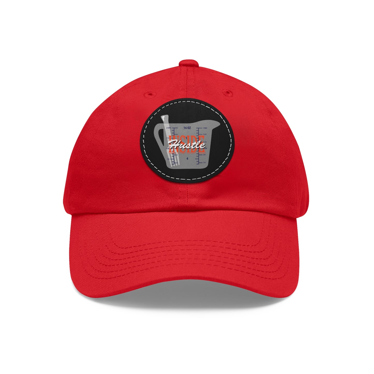 Inside Hustle - Hat with Leather Patch (Round)