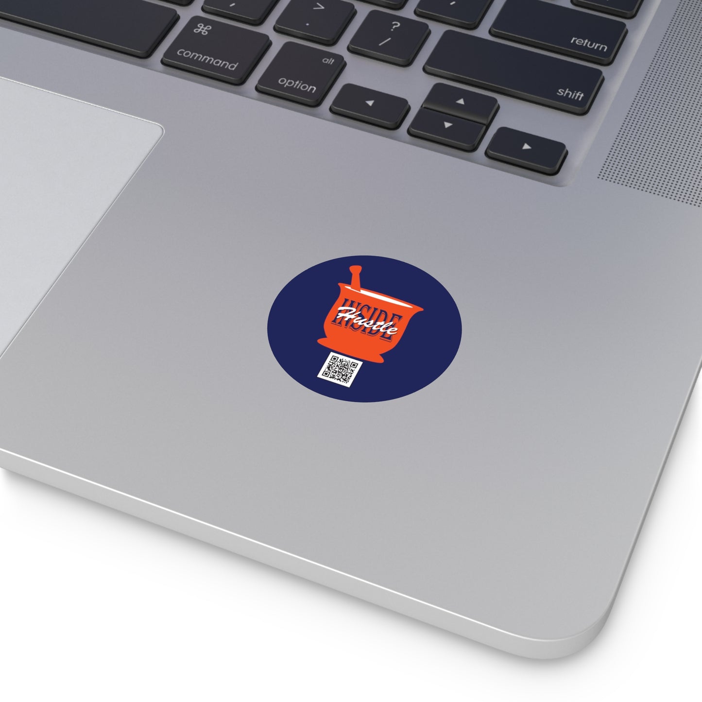 Inside Hustle Round Vinyl Stickers