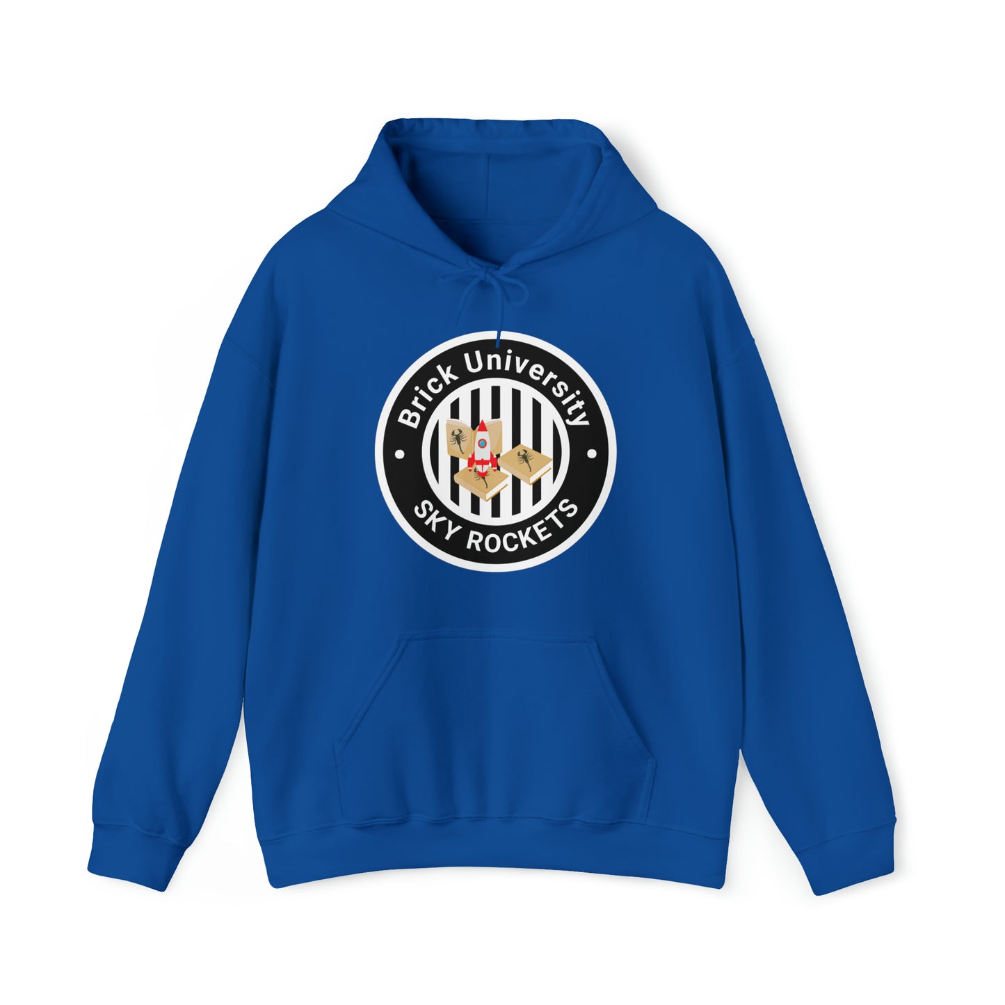 Brick University (Black Design) - Unisex Heavy Blend™ Hooded Sweatshirt