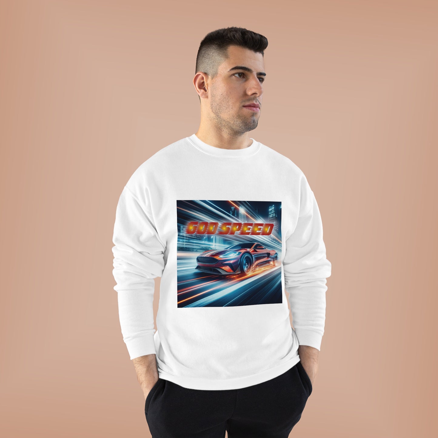 God Speed - Unisex EcoSmart® Crewneck Sweatshirt