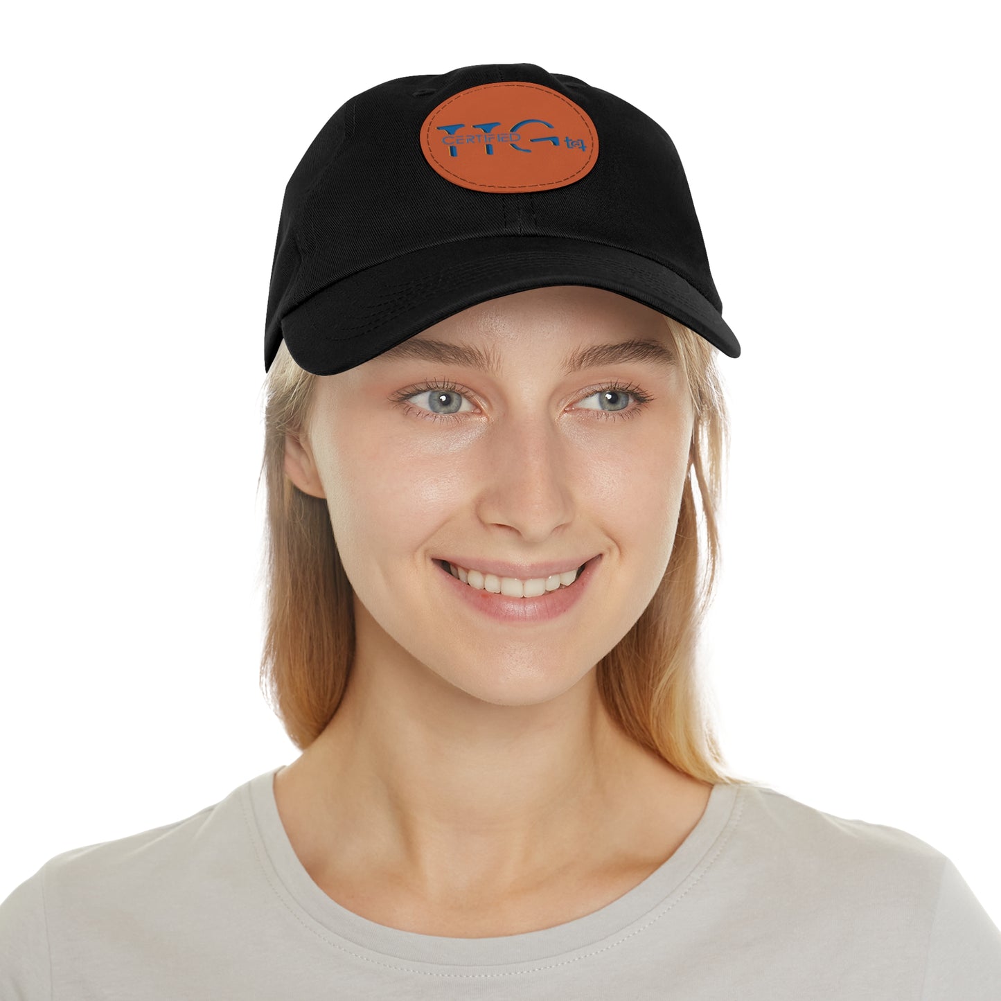 TTG Certified - Hat with Leather Patch (Round)