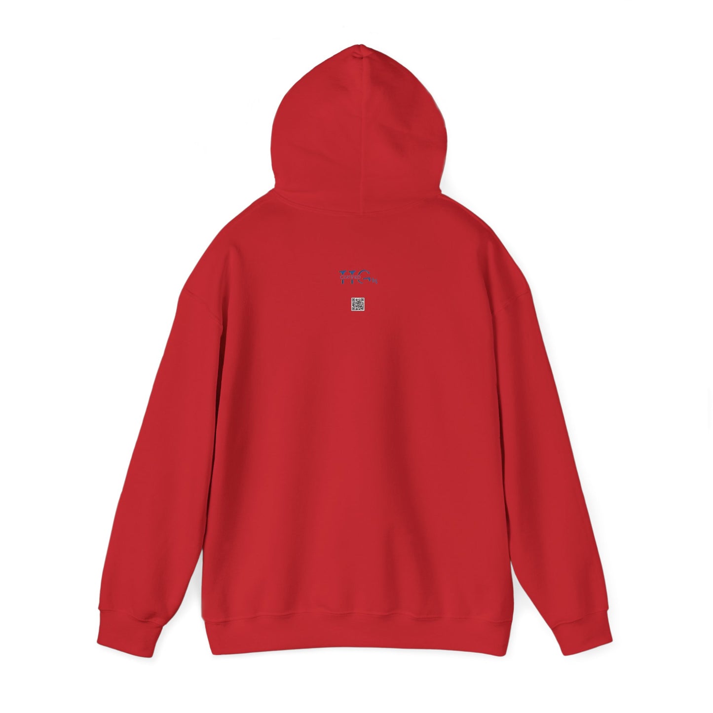 Brick University (Black Design Behind Bars) - Unisex Heavy Blend™ Hooded Sweatshirt