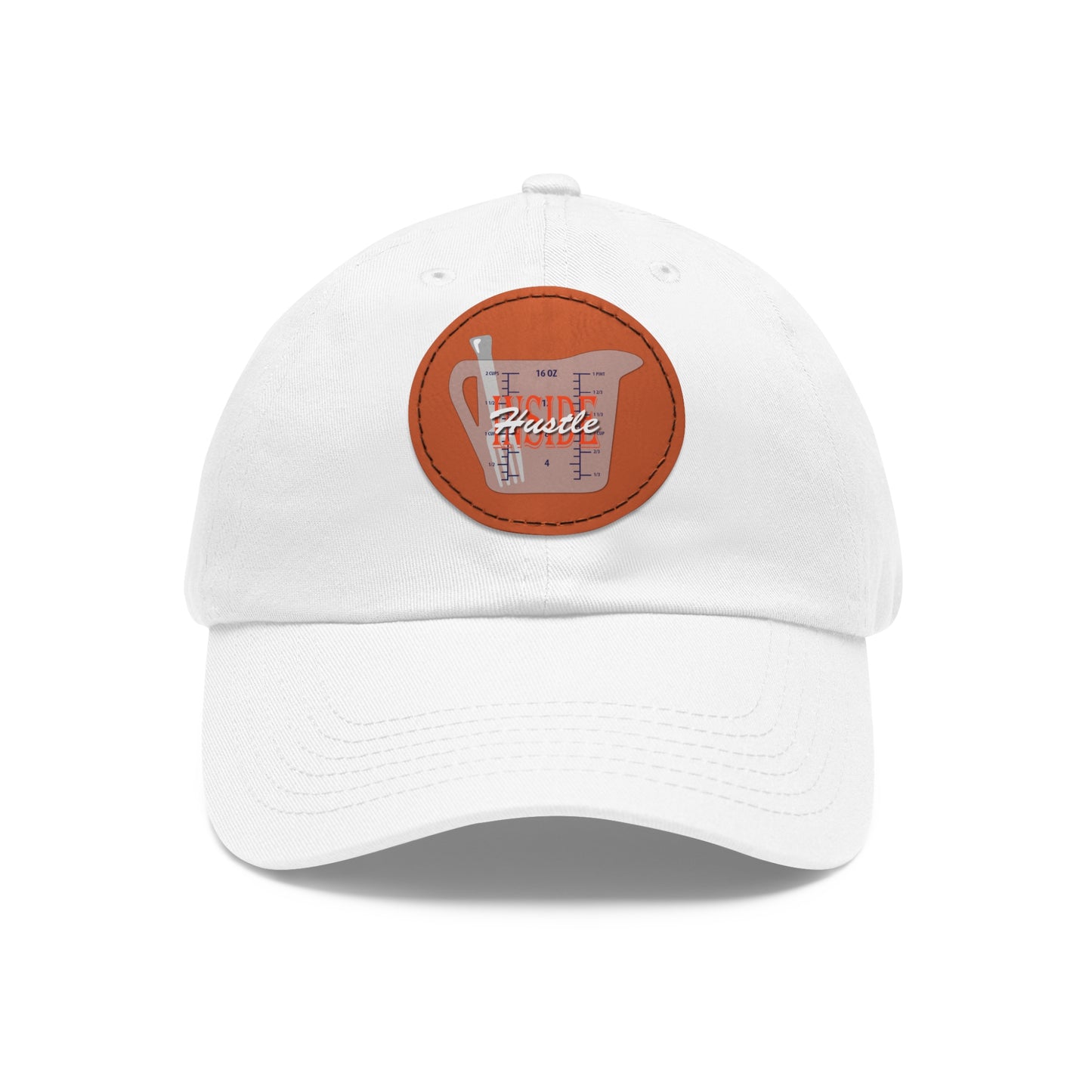 Inside Hustle - Hat with Leather Patch (Round)