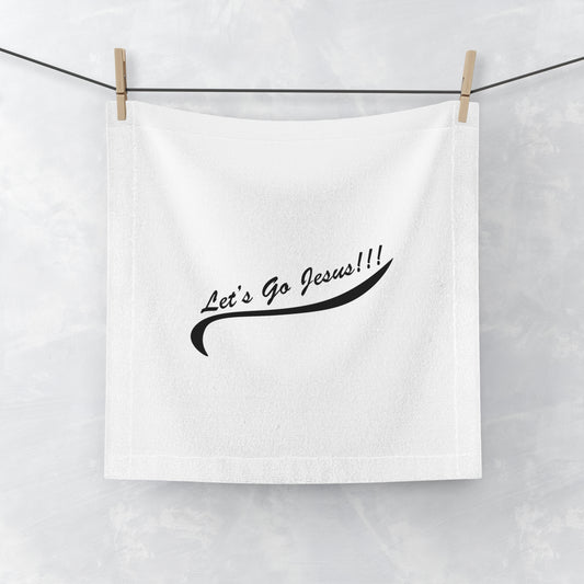 Let's Go Jesus - Face Towel