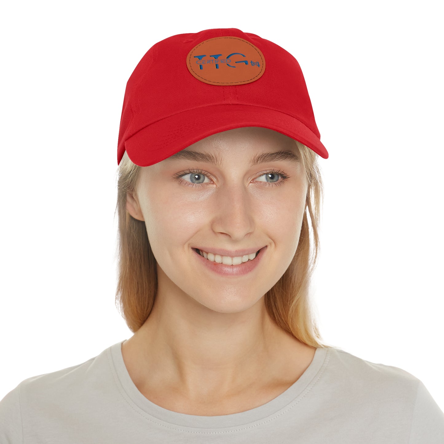 TTG Certified - Hat with Leather Patch (Round)
