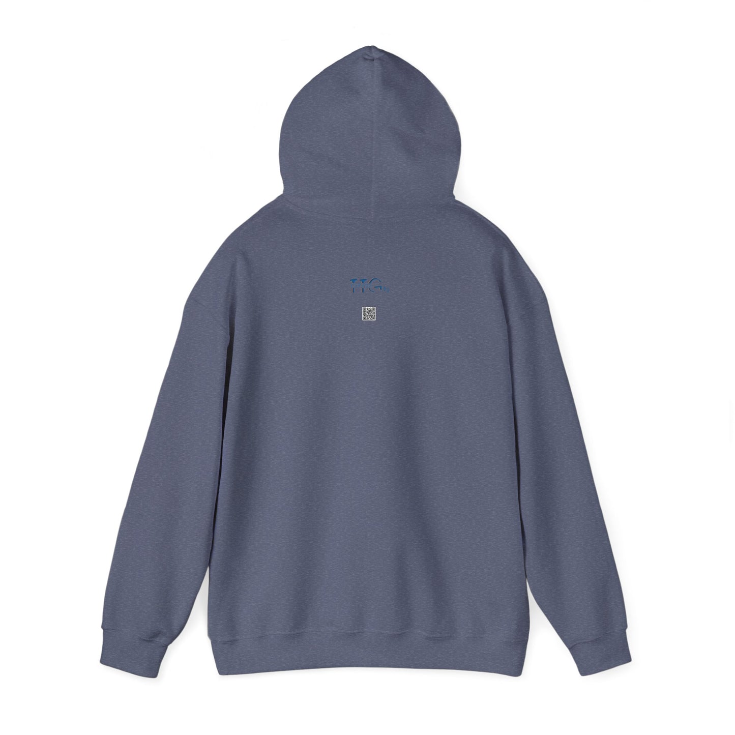 Brick University (Black Design Behind Bars) - Unisex Heavy Blend™ Hooded Sweatshirt