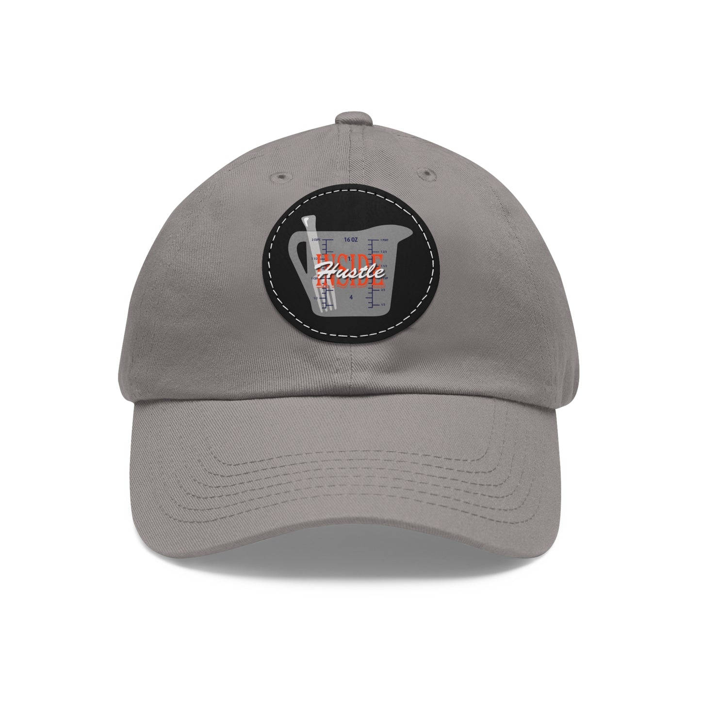 Inside Hustle - Hat with Leather Patch (Round)