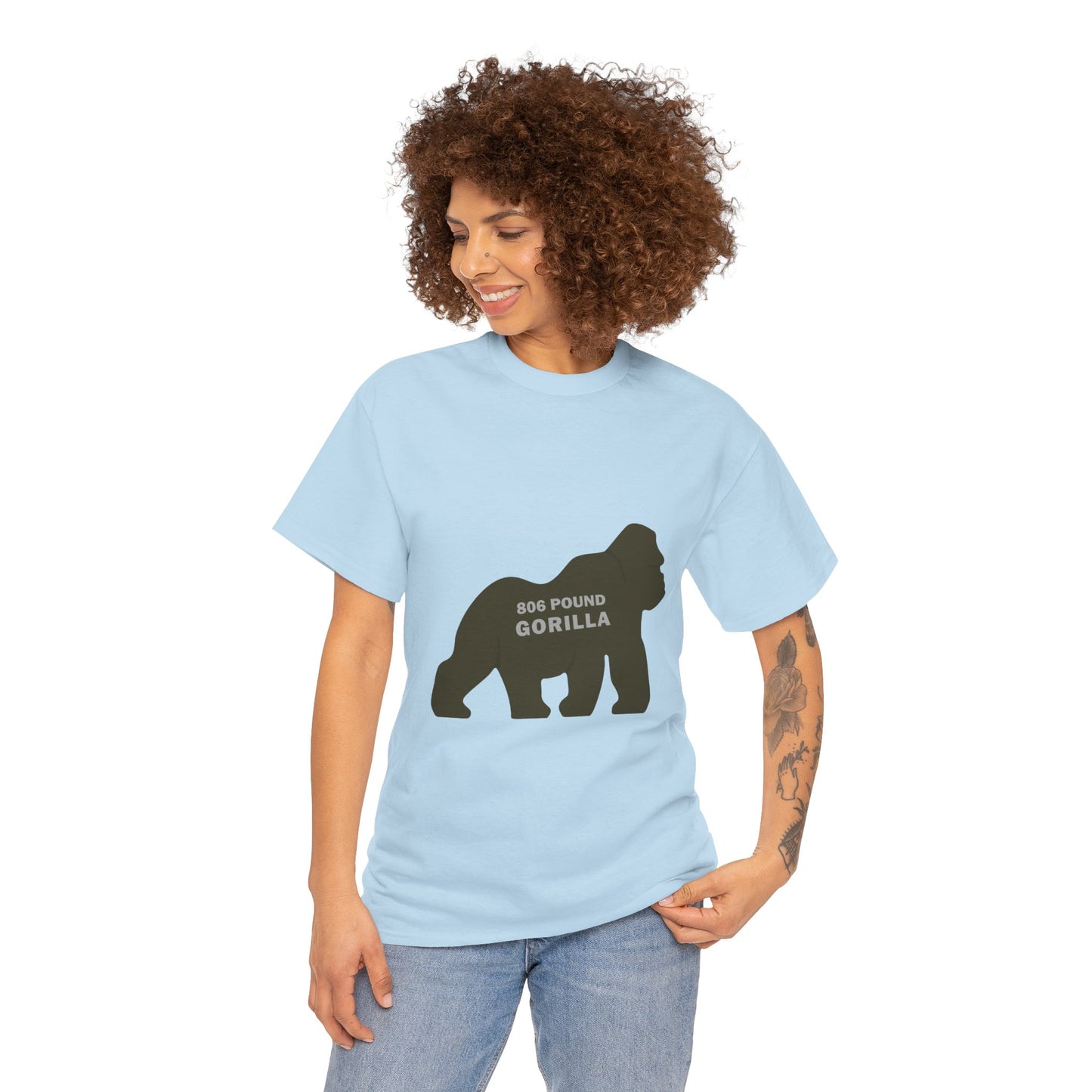 806 Pound Gorilla - Unisex Heavy Cotton Tee