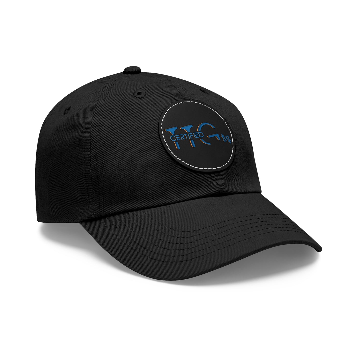 TTG Certified - Hat with Leather Patch (Round)