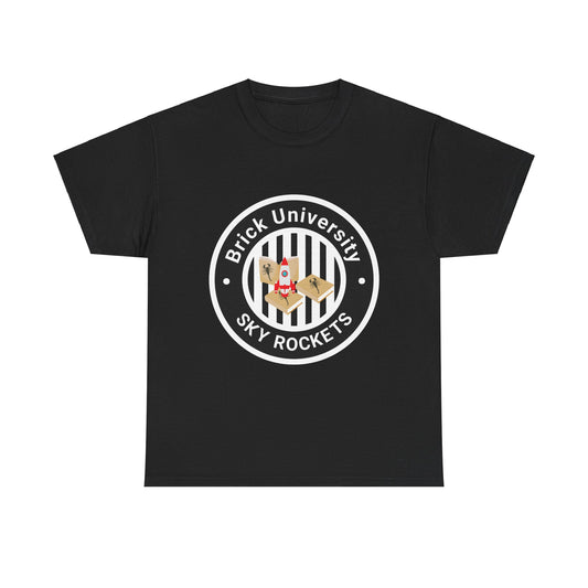 Brick University (Black Design) - Unisex Heavy Cotton Tee