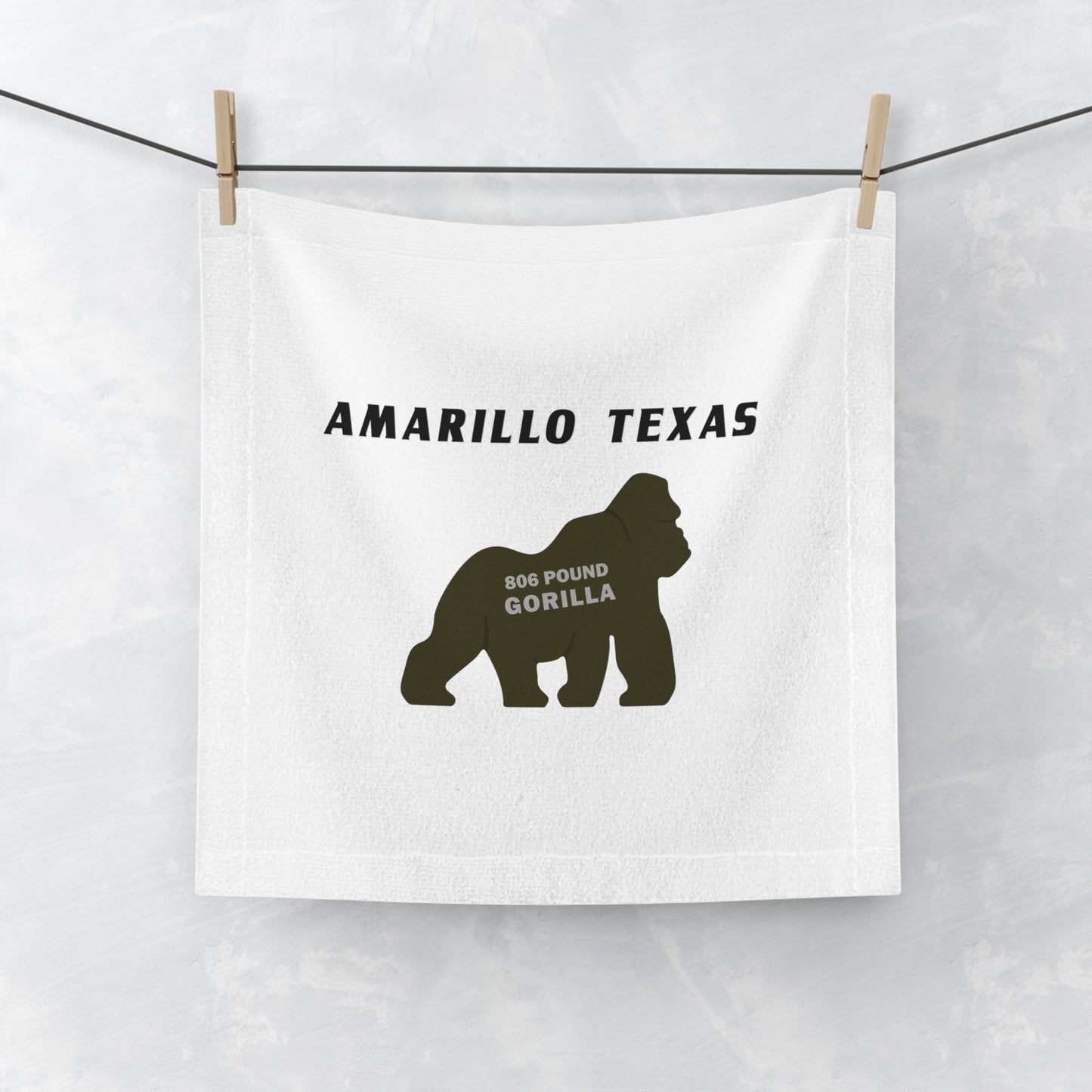 Amarillo Texas - Face Towel