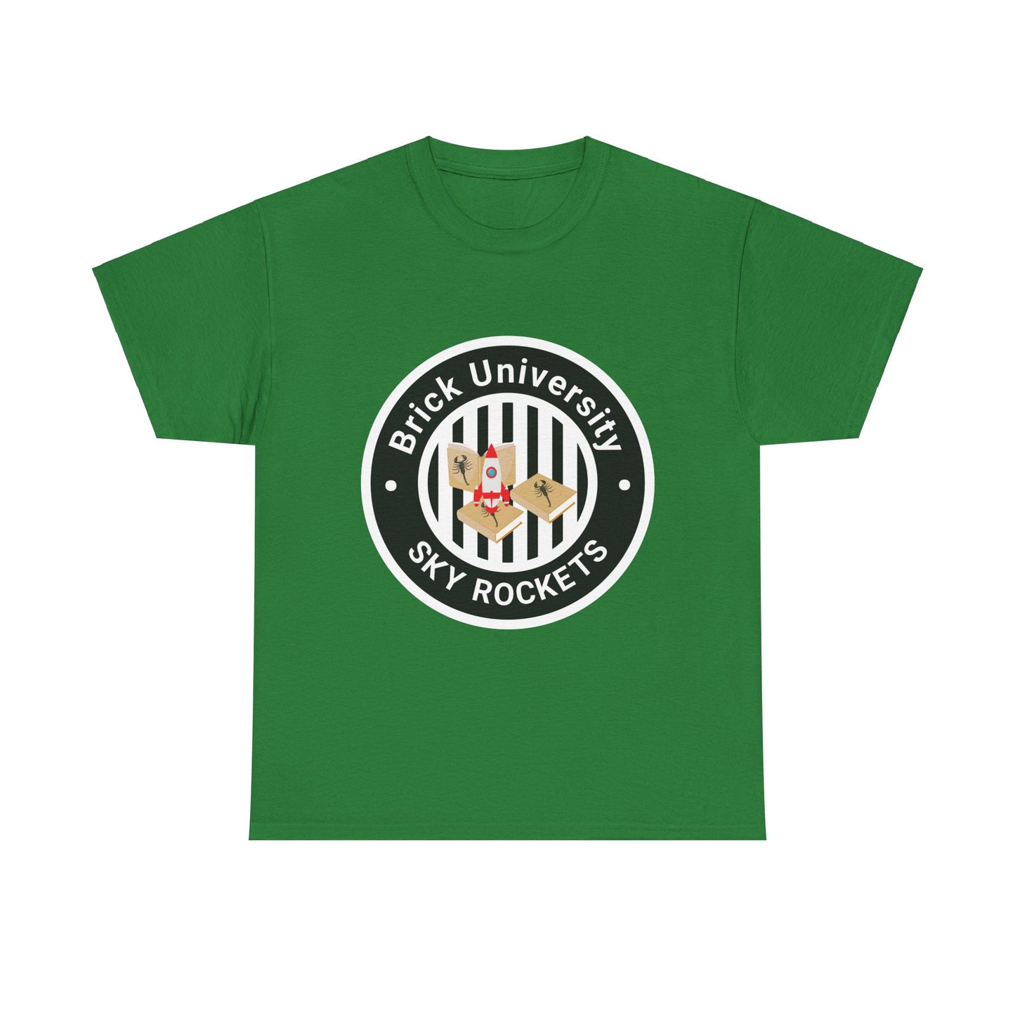 Brick University (Black Design) - Unisex Heavy Cotton Tee