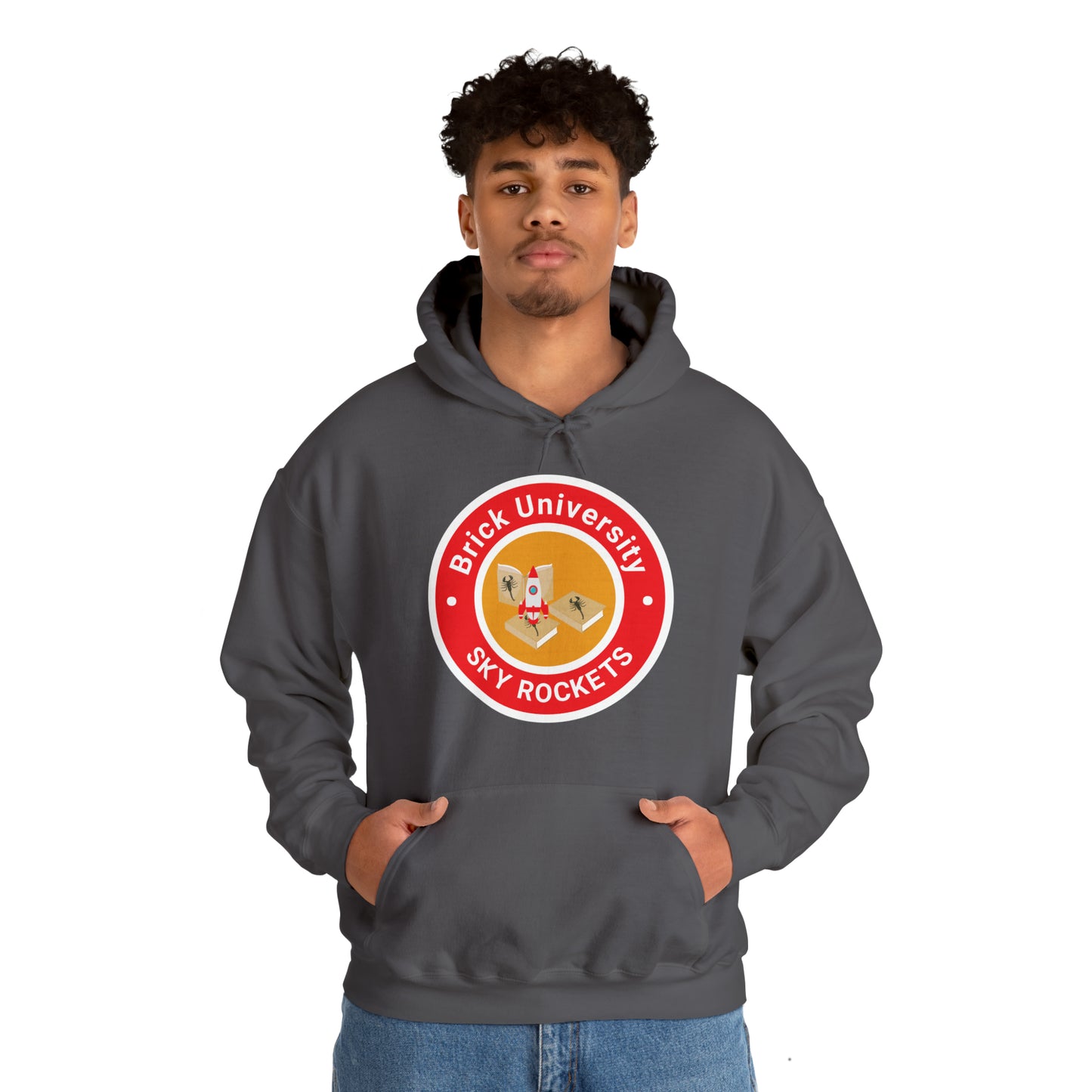 Brick University - Unisex Heavy Blend™ Hooded Sweatshirt