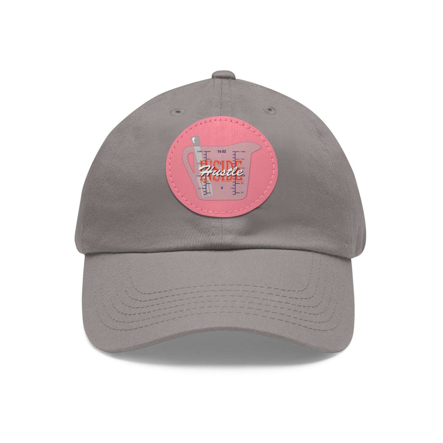 Inside Hustle - Hat with Leather Patch (Round)