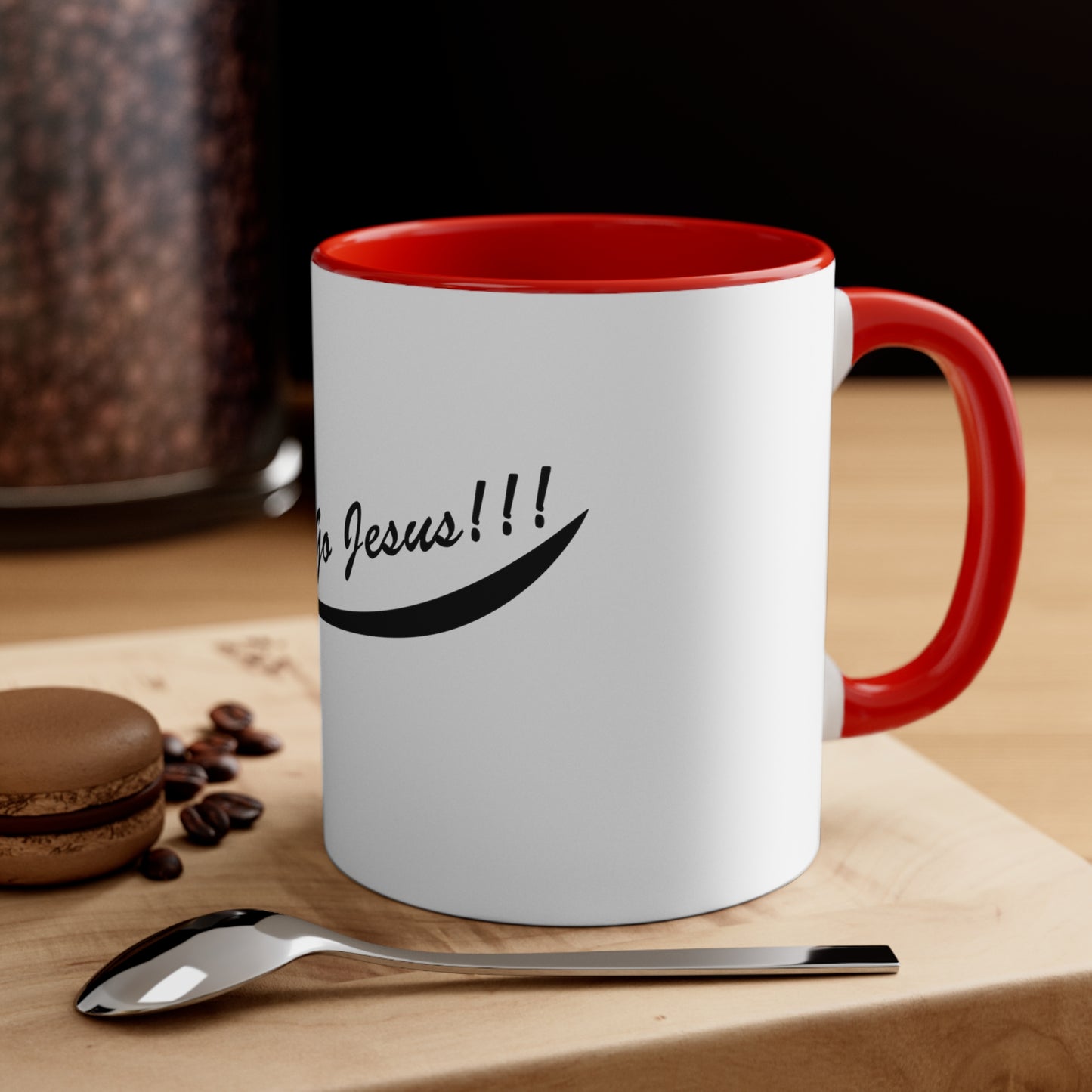 Let's Go Jesus - Accent Coffee Mug, 11oz