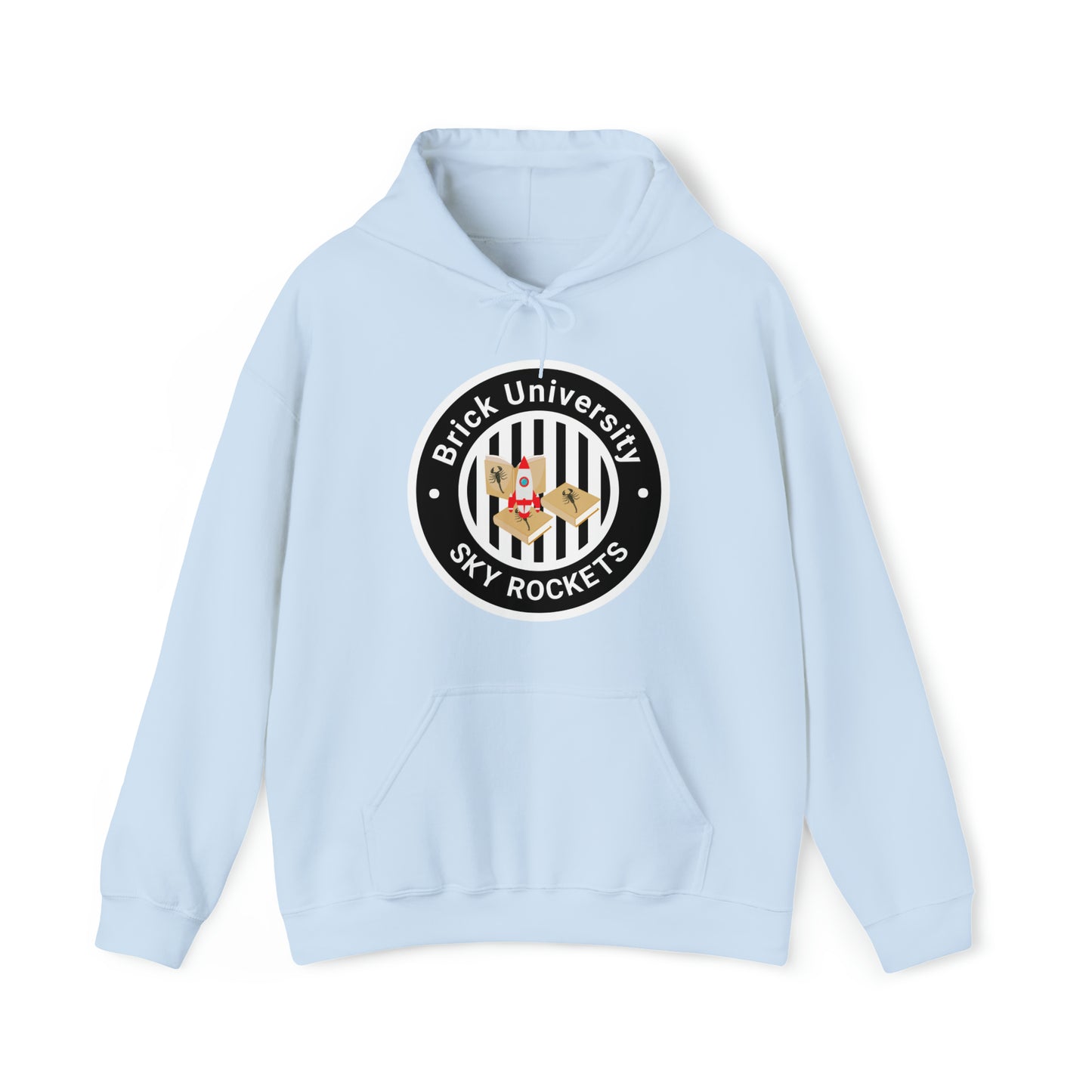 Brick University (Black Design) - Unisex Heavy Blend™ Hooded Sweatshirt
