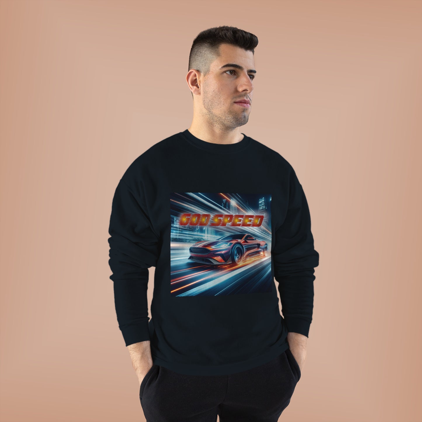 God Speed - Unisex EcoSmart® Crewneck Sweatshirt